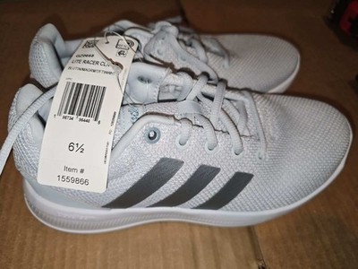 Adidas Womens Sneakers Running Shoes Lite Racer CLN 2.0 Cloudfoam Size 6.5 Gray