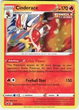 Cinderace - SWSH06: Chilling Reign - #028/198 - Holo - Near Mint
