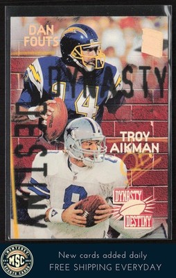 Dan Fouts / Troy Aikman 1994 Stadium Club Dynasty and Destiny #4