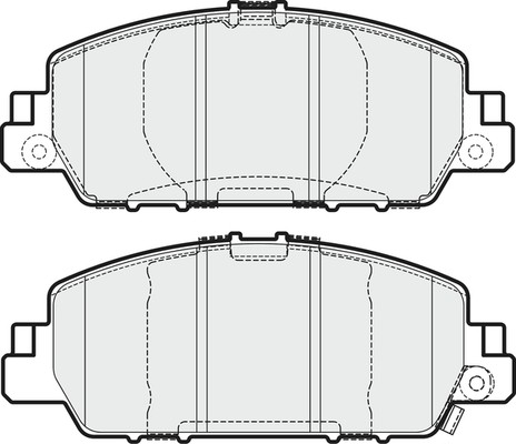 Bremsbelagsatz passt für Honda HR-V RU1, RV5 1.5 vorne ab 2015 45022T2GA00 Apec Blue - Bild 2 von 2