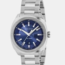 Gucci YA142303 Blue Dial Stainless Steel Swiss Made Men s Watch
