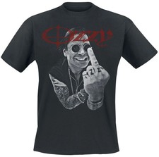 Ozzy Osbourne T-Shirt Herren Middle Finger sc...
