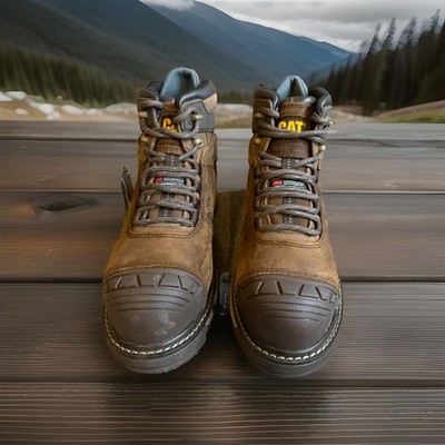 Caterpillar Women Excavator Superlite WP Thinsulate Carbon Comp Toe Boot Brown