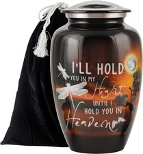 Cremation Urns for Human Adult for Ashes Adult 10 inch memorial candle free