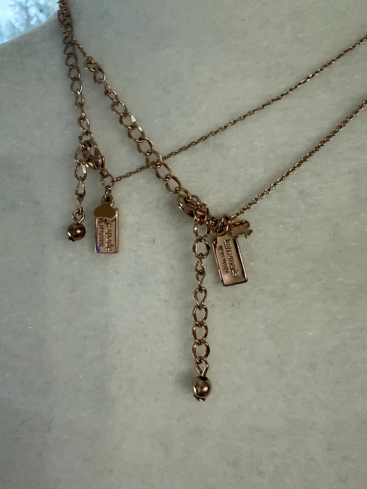 Kate Spade New York Rose Gold Jewelry Set, Necklace Earrings Braclet Set - Image 3 of 4