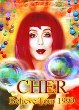 11.69x16.54 Cher Believe Tour Poster 1999 Illustration