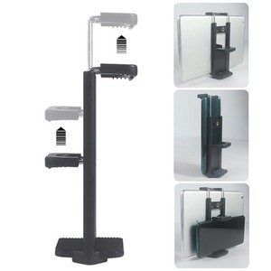 Phone and Tablet Tripod Mount Adapter 2 in 1 Bracket for Tablet Selfie Stick