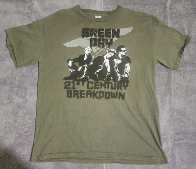 Green Day 2010 Summer 21st Century Breakdown Concert Shirt Delta Weight Size L