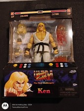 Jada Toys Street Fighter Ultra Ken White Player 2