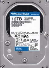 WD120EAGZ-00CRJB0 sn: B01LW APR /2026 R/N: 3VXHA2 12TB SATA 3.5" Western Digital