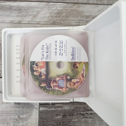 Let's Fix the Kids, Dr. James Jones 16 Audio CD Set 2001 Familyhood RARE - Foto 12 di 12