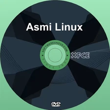 Latest New Release Asmi Linux OS Operating System for PC on DVD