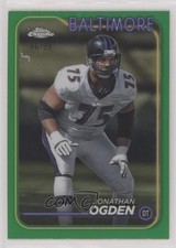 2024 Topps Chrome Green Refractor 46/99 Jonathan Ogden #5 HOF 9o3