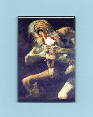 GOYA SATURN DEVOURING CHILD *2X3 FRIDGE MAGNET* PAINTING ART GALLERY MUSEUM