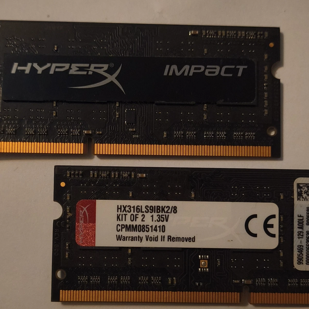 HyperX SO-DIMM Computer Memory (RAM) 8 GB Total Capacity for sale