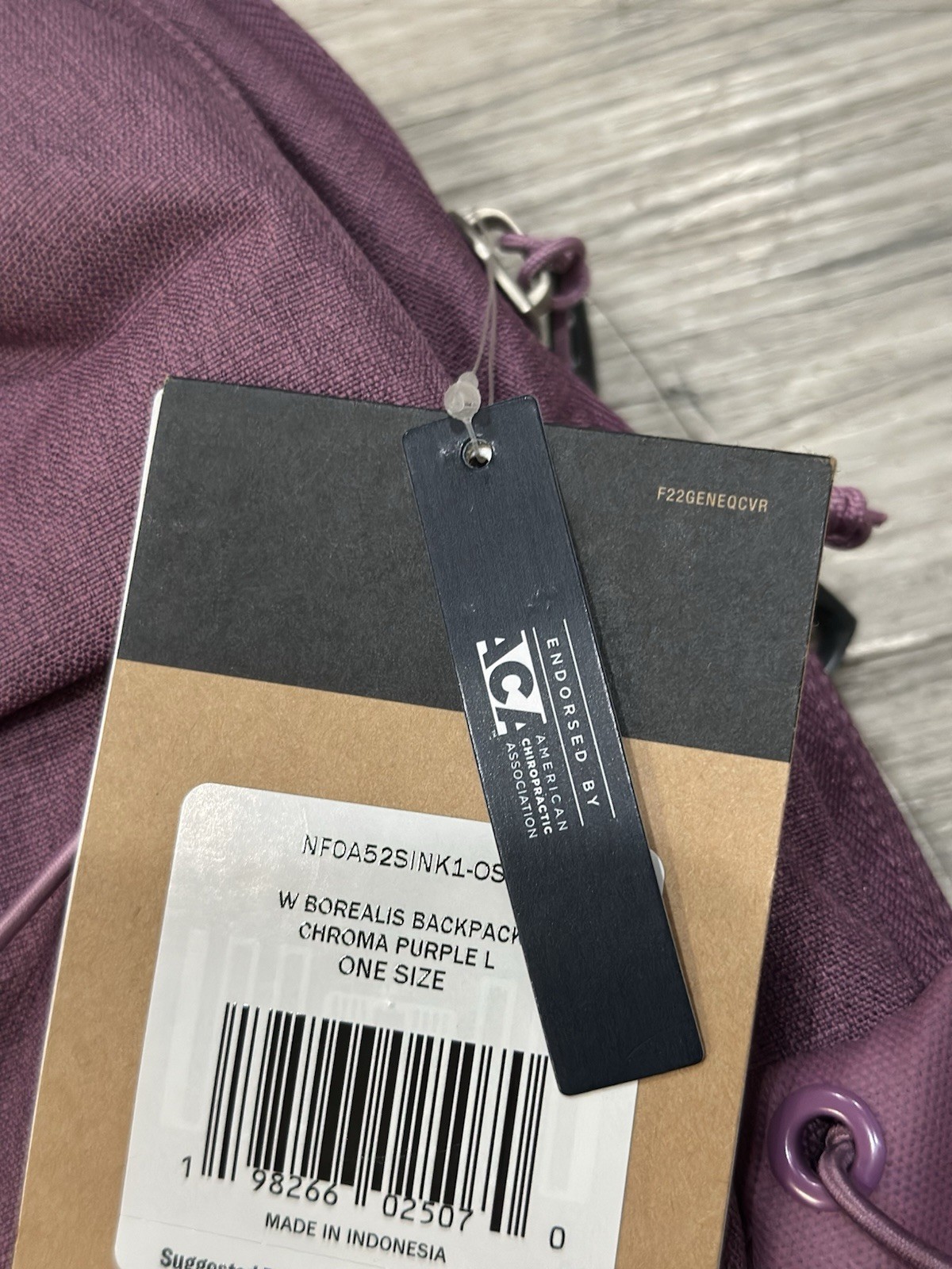 The North Face Women's 27L Borealis Backpack Chroma Purple /Hushed Lavender NEW image 8