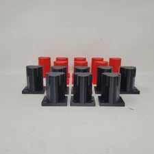 Fits Milwaukee M12 Tool Holder Mount Red Black 8 of Each Organizer