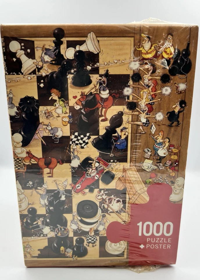 Heye 1000 Pc Jigsaw Puzzle + Poster Marino Degano Black Or White new sealed - Image 2 of 4