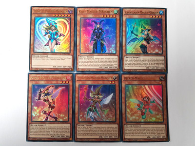 Yu-GI-OH Dunkles Magier-Mädchen MVP1-DE056 Ultra-Rare 1 Auflage Set 6 Karten