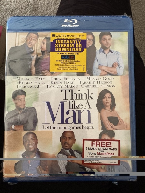 Think Like a Man Blu-ray + Digital Copy w/ Kevin Hart, Regina Hall, Michael Ealy