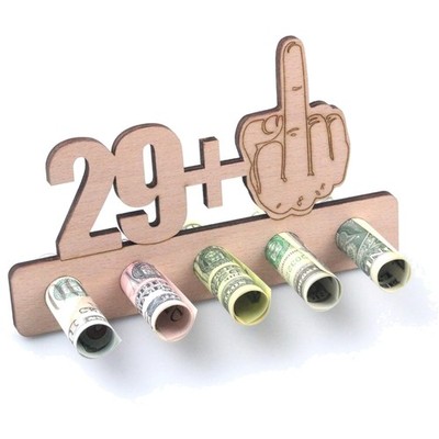 30 Geburtstag lustiges Geldgeschenk Holz Geschenk Mann Dekoration