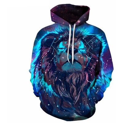 Lion Constellation Hoodie Men&Woman S-5XL