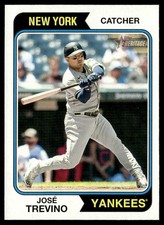 2023 Topps Heritage José Trevino New York Yankees #242