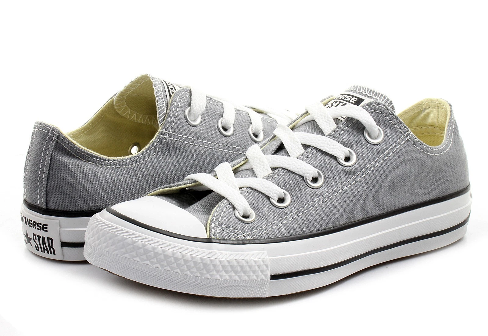All Star Converse CT OX Dolphin Size 8UK Unisex Grey Low Top Canvas 147137C