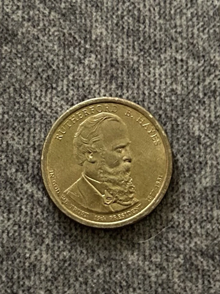 Moneda de dólar presidencial D Rutherford B Hayes 2011 Foto 2 de 3