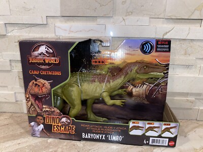 JURASSIC WORLD BARYONYX LIMBO DINOSAUR ROAR ATTACK