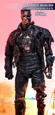 SF・ファンタジー・ホラー TERMINATOR 3 T-850 BATTLE DAMAGED Terminator3 7in T850 T800 Figure War Damage Ver. Movable