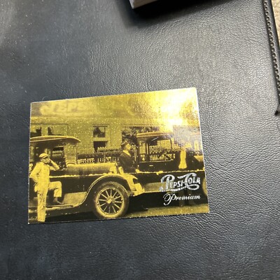 Jb18 Pepsi-Cola Premium 1996 Dart #1 early Bottles North Carolina 1898 Model T