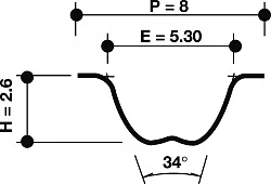 CINTURÓN DE LEVA DE DISTRIBUCIÓN DAYCO PARA JEEP RENEGADE 10/15-ON 1.4L SOHC VVT MPFI TURBO EAM Foto 2 de 2