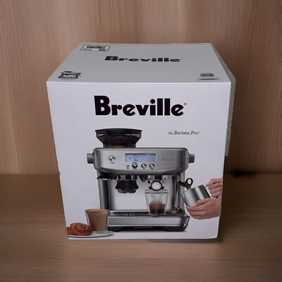 Breville BES878 Barista Pro Espresso Machine - Stainless Steel for