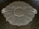 *Vintage*Depression Glass* Fostoria* Baroque* Handled Serving Plate