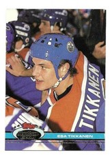 ESA TIKKANEN 1991-92 STADIUM CLUB CARD NEAR MINT+ CONDITION