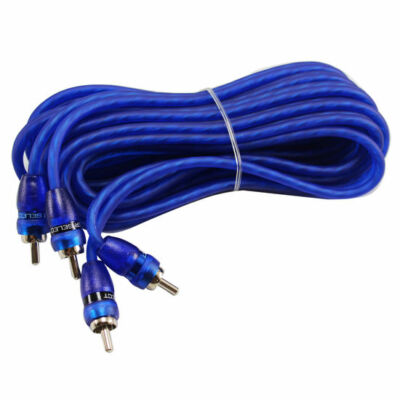 Stinger SSRCB12 Competition Series 12 ft. Twisted RCA Interconnect Cable