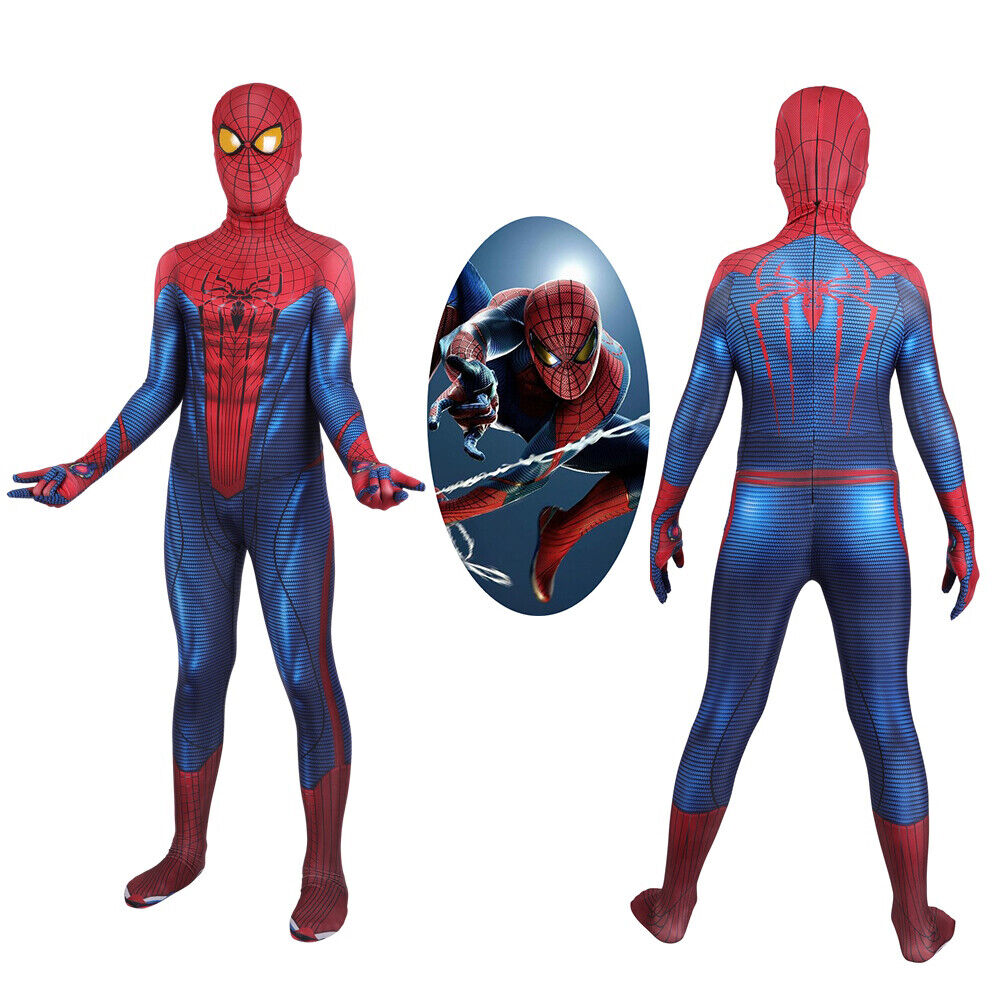 Marvel's Spider-Man 2 PS5 Peter Parker Costume Cosplay Suit Bodysuit Kids