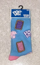 Pop Tarts Mens Novelty Crew Socks - Shoe Size 6-12 NWT Brand New