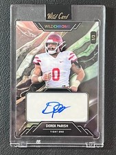 2023 Wild Card Wild Chrome #WCM-A Derek Parish Autograph 1/3 Jacksonville