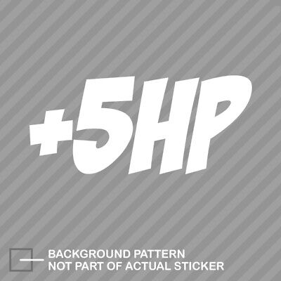This Sticker Adds 5 HP Sticker Die Cut Decal horsepower jdm
