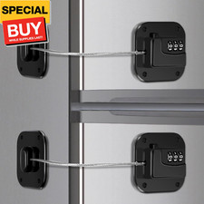 Refrigerator Lock, Combination Lock for Refrigerator Cabinets, Drawers, Heavy Du