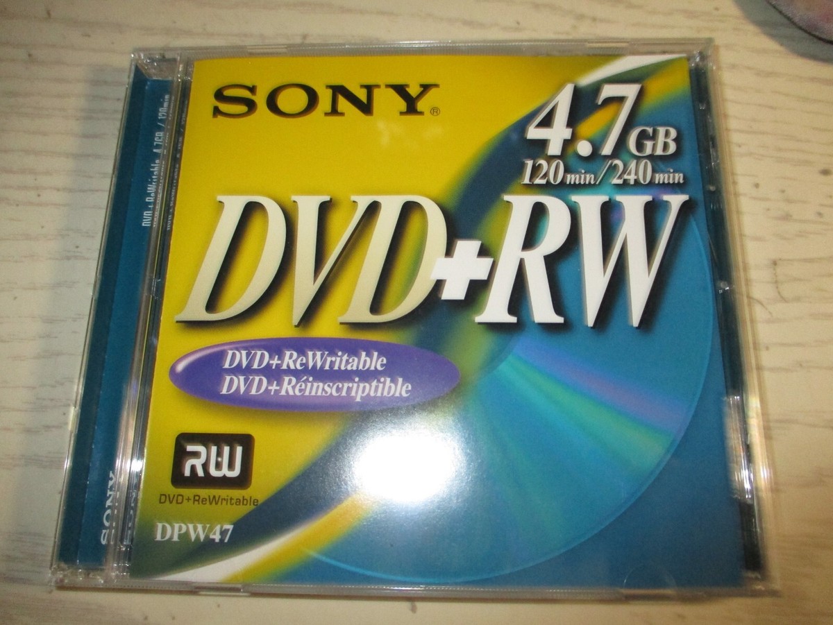 Sony 5 pack DVD RW 4.7 GB DPW47- ReWritable - for sale