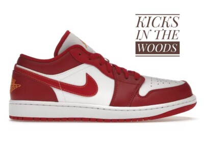 NIKE Air Jordan 1 Low Cardinal Red Rot Herrensneaker