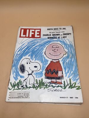 60s LIFE MAGAZINE スヌーピー&チャーリー表紙 60s LIFE MAGAZINE スヌーピー&チャーリー表紙 レア!!1967年3月