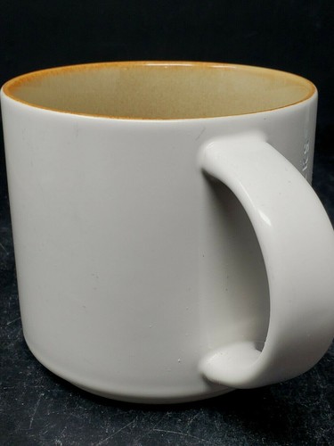 Starbucks 2013 White Tapered Base Embossed Cup 14 oz Stackable Coffee Mug - Picture 3 of 10