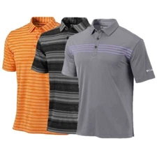 NEW Mens Columbia Assorted Golf Polo 3 Pack $225 Retail - Choose Size