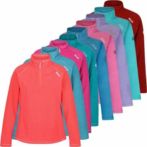 Regatta Womens Fleece Light Weight Montes Micro Half Zip Top Quick Dry Top 8-20