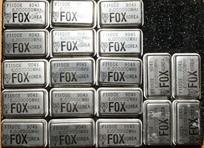 Fox 5.0V 6MHz T/H DIP Clock Oscillator F1100E-6.000000MHZ