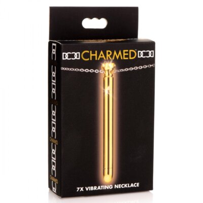 Charmed: 7X Vibrating Necklace - Gold ---FREE SHIPPING!!!